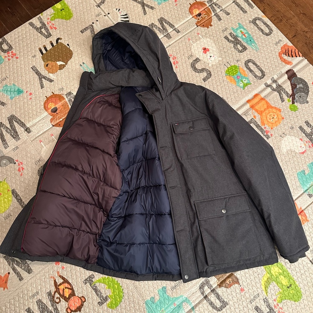 Hooded Tommy Hilfiger Down Parka XXL